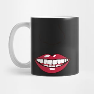 Nose and Lips - White Mug